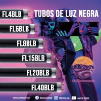 Tubo Fluorescente 15w Luz Negra T8 (fl15blb)